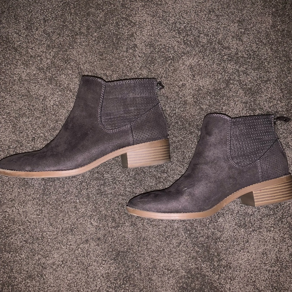 GRAY BOOTIES - SOLD